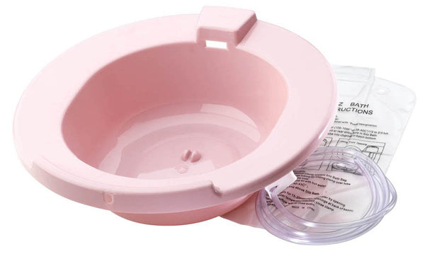 Carex® Sitz Bath Round Dusty Rose Polypropylene (421427_EA) 1/EA