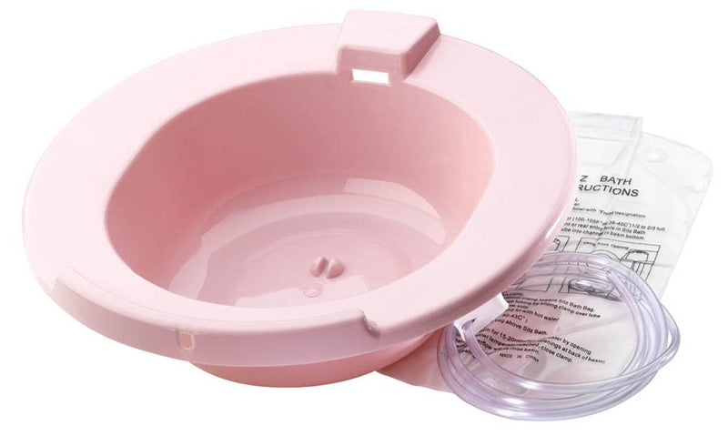 Carex® Sitz Bath Round Dusty Rose Polypropylene (421427_EA) 1/EA