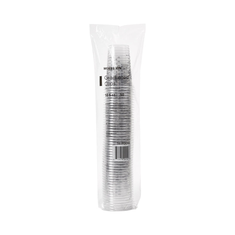 McKesson Drinking Cup 10 oz. Clear Polyethylene Disposable (1127772_CS) 1000/CS