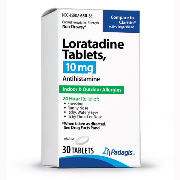 Padagis US LLC Allergy Relief 10 mg Strength Tablet 90 per Bottle (1271026_BT) 1/BT