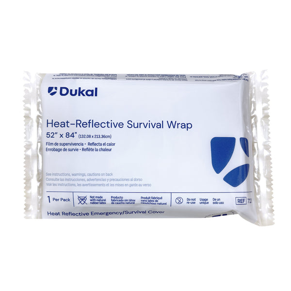 Dukal Emergency Blanket 52 X 84 Inch Mylar (813535_CS) 250/CS