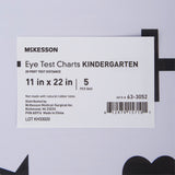 McKesson Preschool Eye Test Chart 20 Foot Distance Acuity Test (1038454_EA) 1/EA