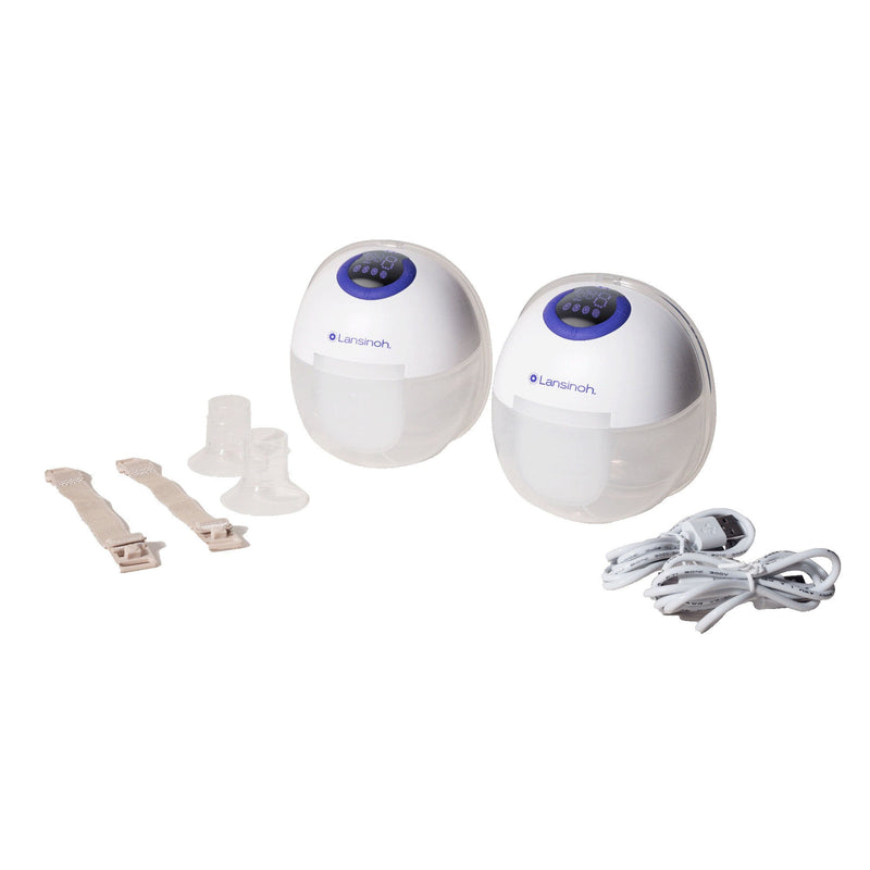 Lansinoh® DiscreetDuo™ Hands Free Double Electric Breast Pump Lansinoh® DiscreetDuo™ (1244518_CS) 8/CS