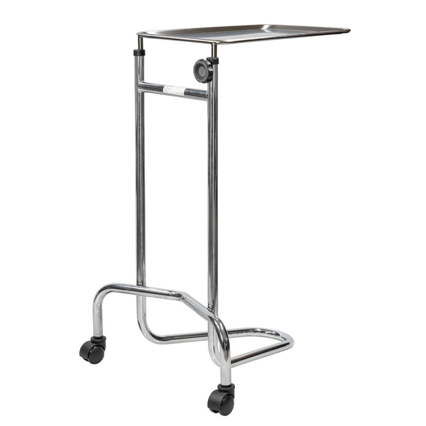 McKesson Mayo Instrument Stand Hand Operated Double Post California Style Small Tray (1215720_CS) 1/CS