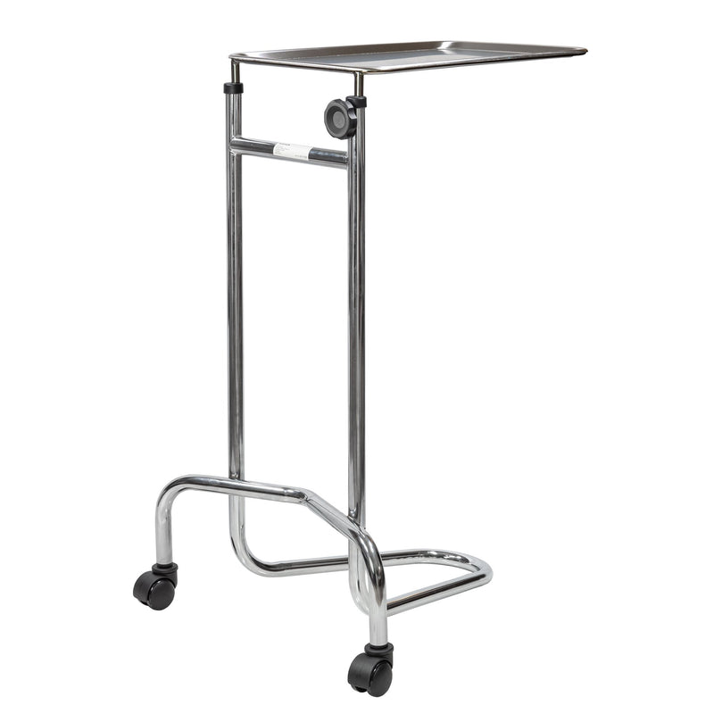 McKesson Mayo Instrument Stand Hand Operated Double Post California Style Small Tray (1215720_CS) 1/CS