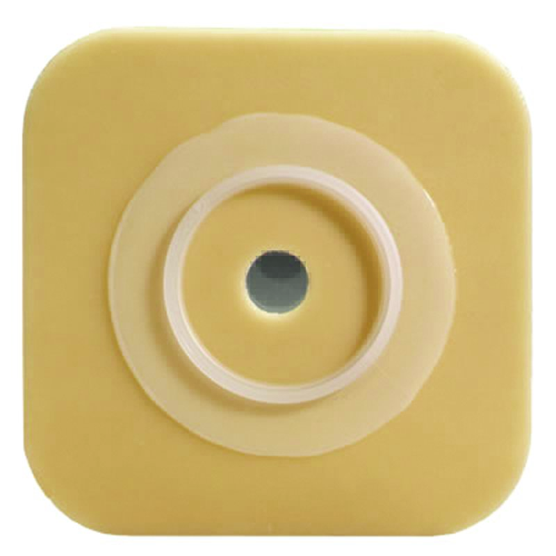 Sur-Fit Natura® Durahesive® Ostomy Barrier Trim to Fit, Extended Wear Adhesive Tape Borders 38 mm Flange Sur-Fit® Natura® System 4-1/2 X 4-1/2 Inch (461914_BX) 10/BX
