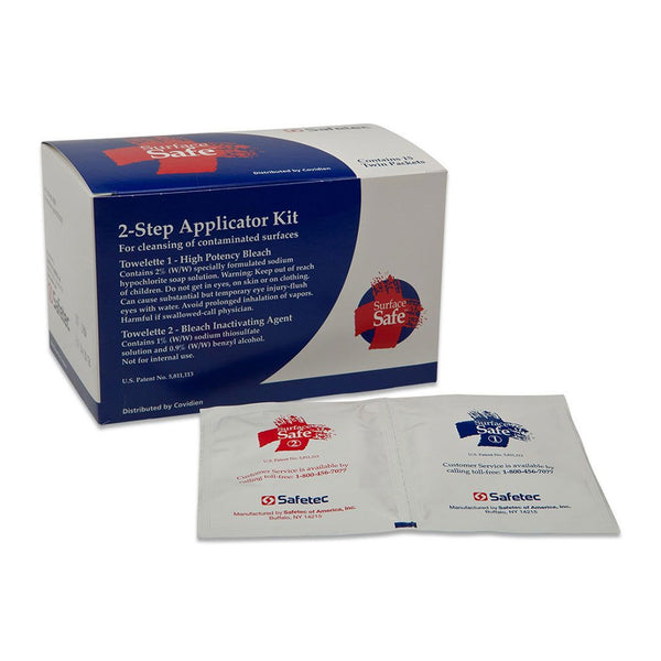 Surface Safe™ Surface Disinfectant Premoistened Manual Pull Wipe 15 Count Soft Pack Chlorine Scent NonSterile (955379_BX) 15/BX