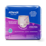 Attends® Discreet Female Adult Absorbent Underwear Pull On with Tear Away Seams X-Large Disposable Heavy Absorbency (1039112_CS) 64/CS