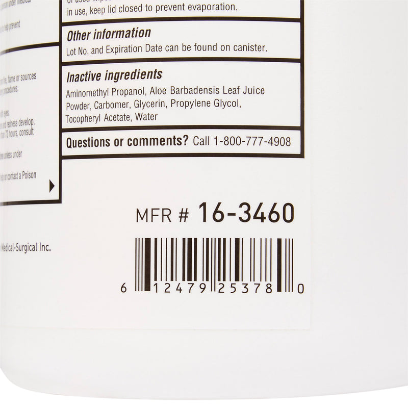 McKesson Hand Sanitizing Wipe 160 Count Ethyl Alcohol Wipe Canister (1179868_CS) 12/CS