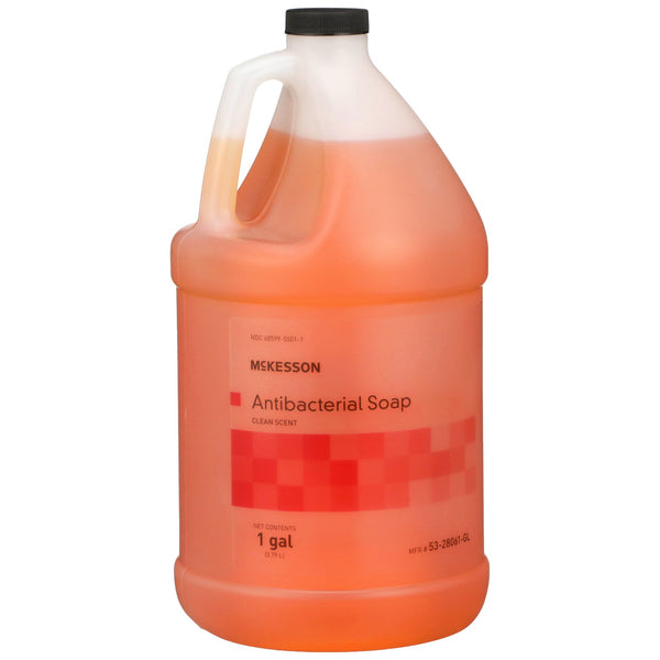 McKesson Antibacterial Soap Liquid 1 gal. Pump Bottle Clean Scent (1067680_CS) 4/CS