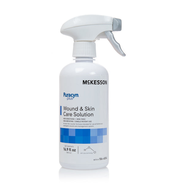 McKesson Puracyn® Plus Wound Cleanser 16.9 oz. Spray Bottle NonSterile Antimicrobial (1113217_EA) 1/EA