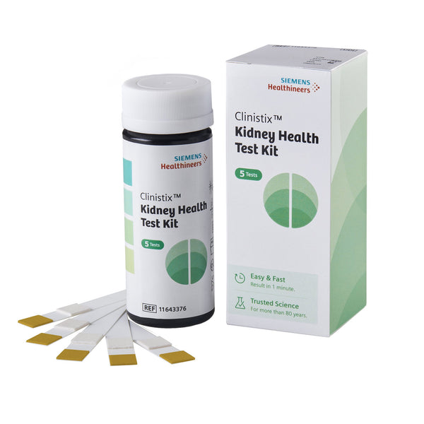 Clinistix™ Urinalysis Test Kit Albumin / Creatinine / Creatinine Ratio 5 Tests per Kit CLIA Waived (1244781_KT) 1/KT