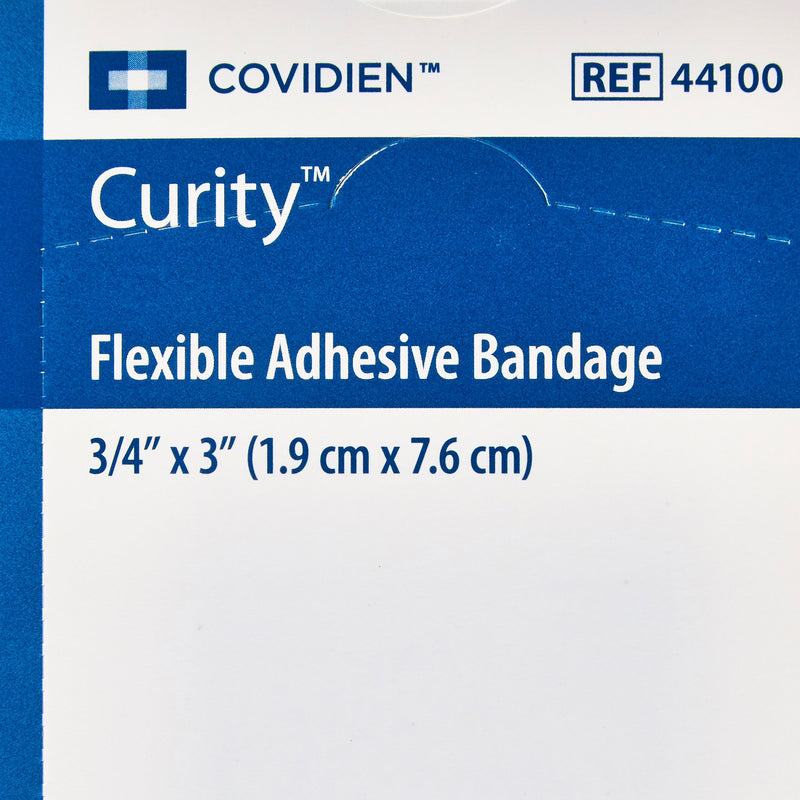 Curity™ Adhesive Strip 3/4 X 3 Inch Fabric Rectangle Tan Sterile (731634_BX) 50/BX