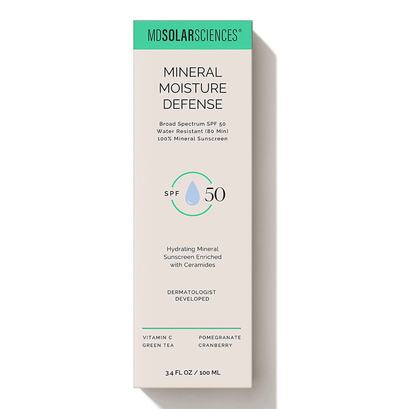MDSolarsciences™ Mineral Moisture Defense Sunscreen SPF 50 Cream 3.4 oz. Tube (1230941_PK) 6/PK