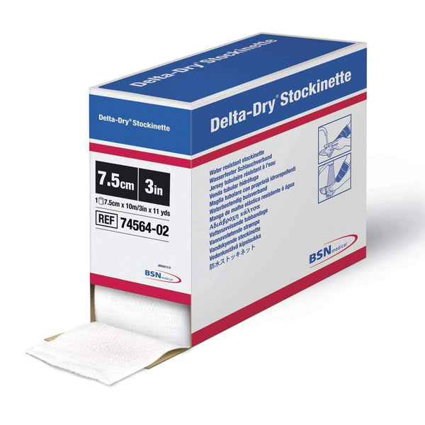 Delta-Dry® Stockinette Water Resistant 3 Inch X 11 Yard Polypropylene / Nylon / Polyester Mesh NonSterile (807593_CS) 2/CS