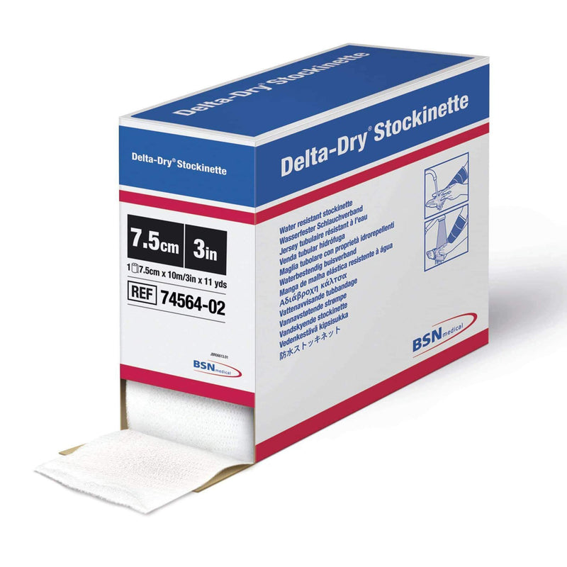 Delta-Dry® Stockinette Water Resistant 3 Inch X 11 Yard Polypropylene / Nylon / Polyester Mesh NonSterile (807593_CS) 2/CS