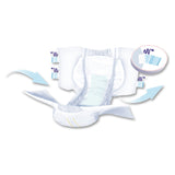 Seni® Super Unisex Adult Incontinence Brief Medium Disposable Heavy Absorbency (1163846_CS) 75/CS