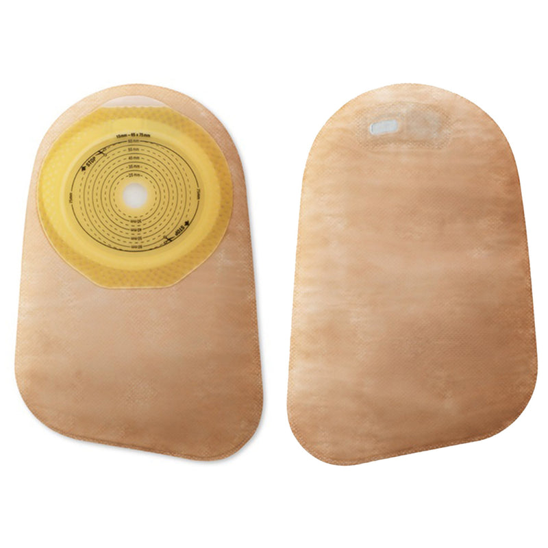 Premier™ Ostomy Pouch One-Piece System 9 Inch Length Flat, Pre-Cut 1 Inch Stoma Closed End (495233_BX) 30/BX