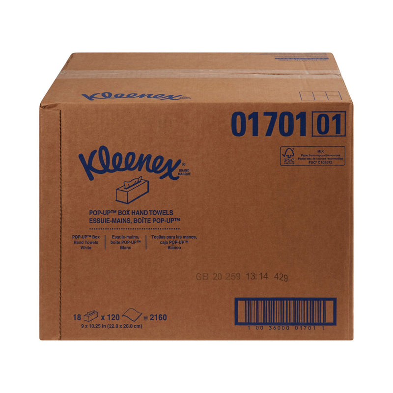 Kleenex® Guest Towel Pop Up Box Pop Up 9 X 10-1/2 Inch (579321_CS) 18/CS