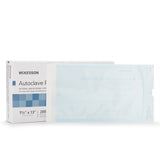 McKesson Sterilization Pouch Ethylene Oxide (EO) Gas / Steam 7-1/2 X 13 Inch Transparent Blue / White Self Seal Paper / Film (960945_CS) 1000/CS