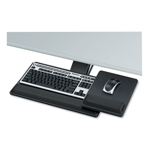 Fellowes® Designer Suites Premium Keyboard Tray, 19w x 10.63d, Black (FEL8017901)