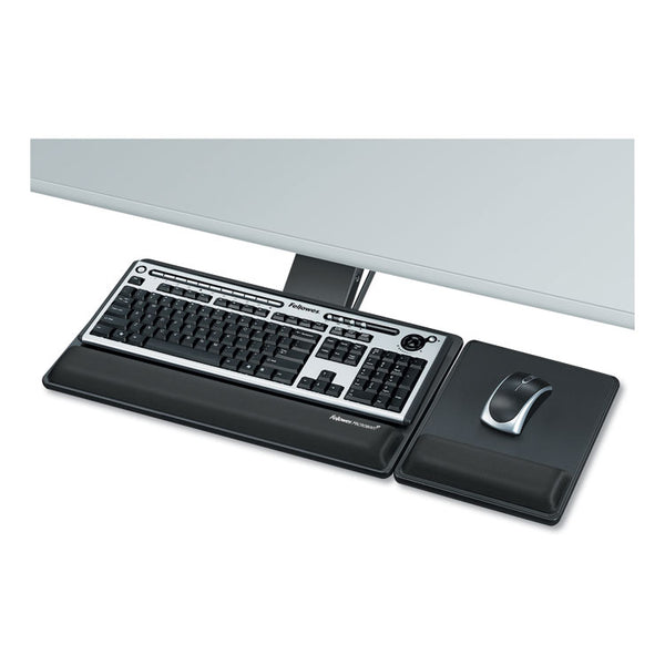 Fellowes® Designer Suites Premium Keyboard Tray, 19w x 10.63d, Black (FEL8017901)