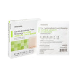 McKesson Lite Thin Foam Dressing 6 X 6 Inch With Border Film Backing Silicone Gel Adhesive Square Sterile (1083091_CS) 200/CS