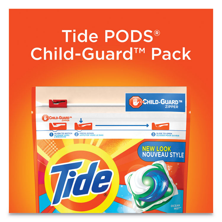 Tide® Pods, Laundry Detergent, Clean Breeze, 35/Pack, 4 Pack/Carton (PGC93126CT)