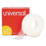 Universal® Invisible Tape, 1" Core, 0.75" x 83.33 ft, Clear, 12/Pack (UNV83412)