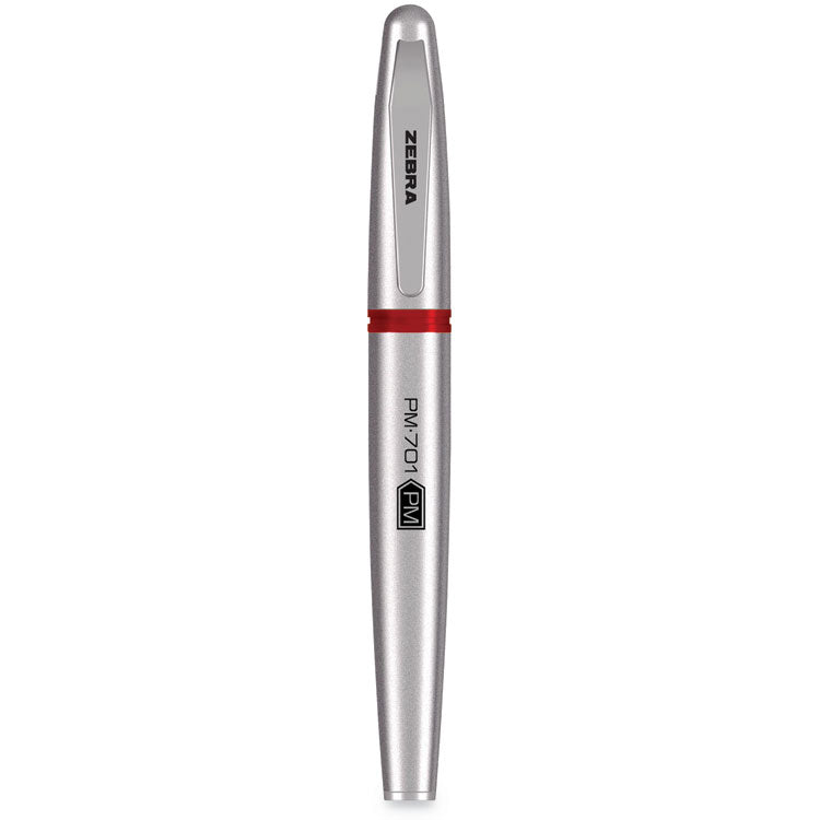 Zebra® PM-701 Permanent Marker, Medium Bullet Tip, Red (ZEB65131)