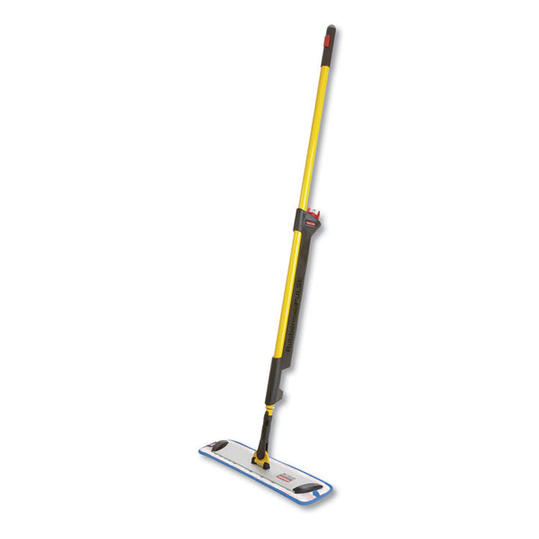 Rubbermaid® Commercial HYGEN™ Pulse Microfiber Spray Mop System, 17" Wide Microfiber Head, 52" Yellow Plastic Handle (RCP1835528)