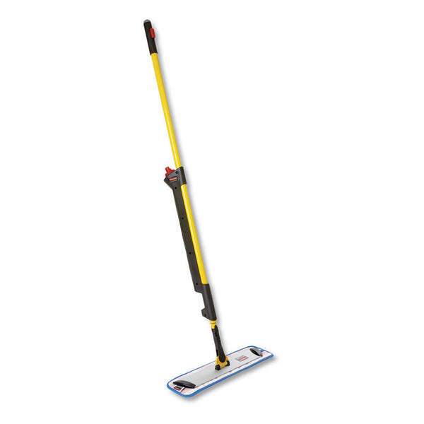 Rubbermaid® Commercial HYGEN™ Pulse Microfiber Spray Mop System, 17" Wide Microfiber Head, 52" Yellow Plastic Handle (RCP1835528)