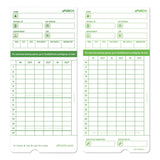 uPunch™ Time Clock Cards for uPunch HN1000/HN3000/HN3600, Two Sides, 7.5 x 3.5, 100/Pack (PPZHNTCG1100)