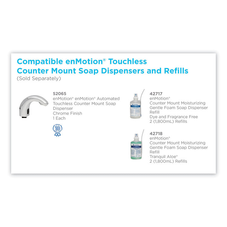 Georgia Pacific® Professional GP enMotion Counter Mount Foam Soap Refill, Fragrance-Free, 1,800 mL, 2/Carton (GPC42717)