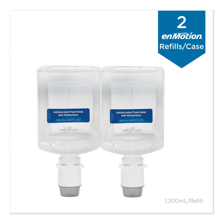 Georgia Pacific® Professional GP enMotion Automated Touchless Antimicrobial Foam Soap Refill, Unscented, 1,200 mL, 2/Carton (GPC42818) Case of 2