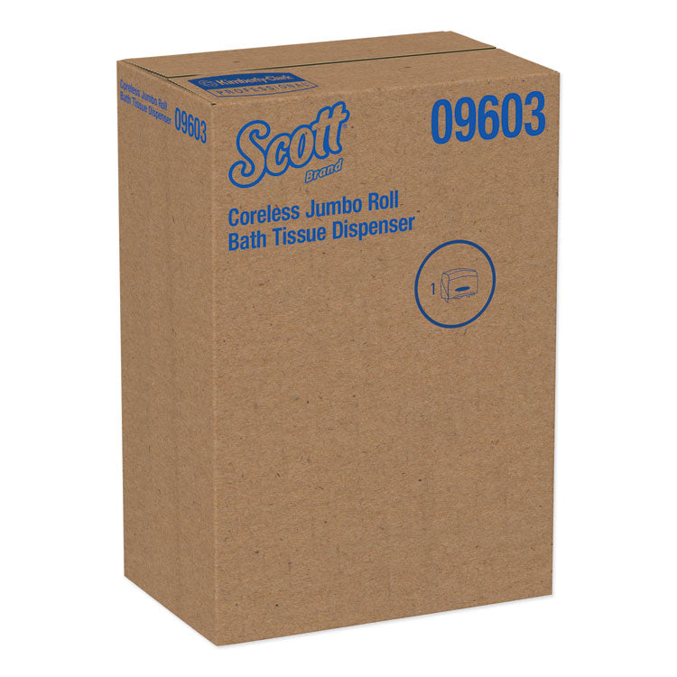 Scott® Essential Coreless Jumbo Roll Tissue Dispenser, 14.25 x 6 x 9.75, White (KCC09603) Each