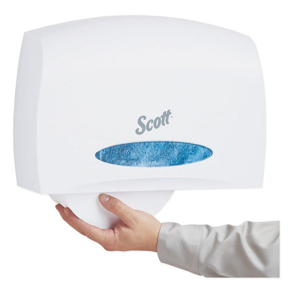 Scott® Essential Coreless Jumbo Roll Tissue Dispenser, 14.25 x 6 x 9.75, White (KCC09603)