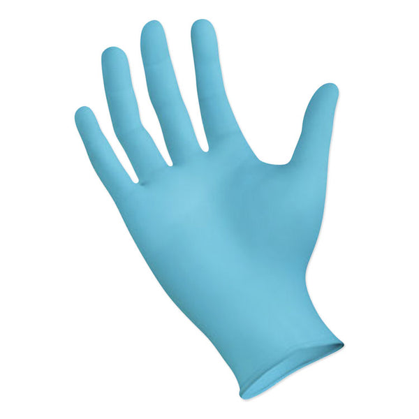 Boardwalk® Disposable General-Purpose Nitrile Gloves, Medium, Blue, 4 mil, 100/Box (BWK380MBXA)