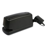 Universal® Electric Stapler with Staple Channel Release Button, 30-Sheet Capacity, Black (UNV43122)