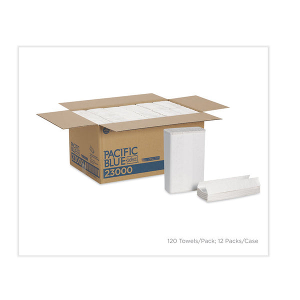 Georgia Pacific® Professional Pacific Blue Select C-Fold Paper Towels, 2-Ply, 10.1 x 12.7, White, 120/Pack, 12 Packs/Carton (GPC23000) Case of 1440