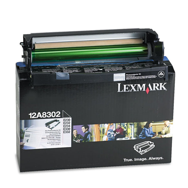 Lexmark™ 12A8302 Photoconductor Kit, 30,000 Page-Yield, Black (LEX12A8302)