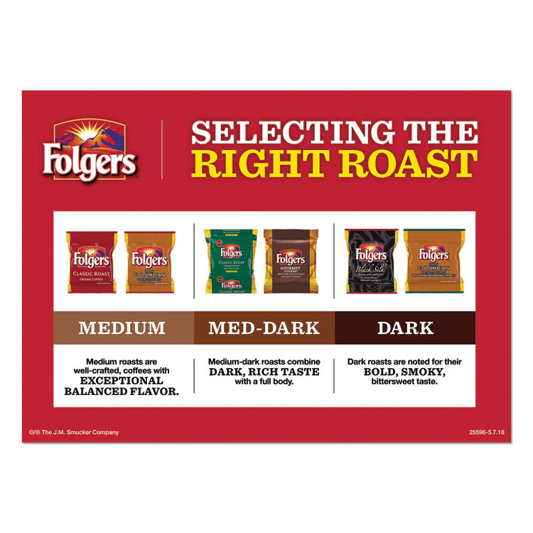 Folgers® Coffee, 100% Colombian, Ground, 1.75oz Fraction Pack, 42/Carton (FOL06451)