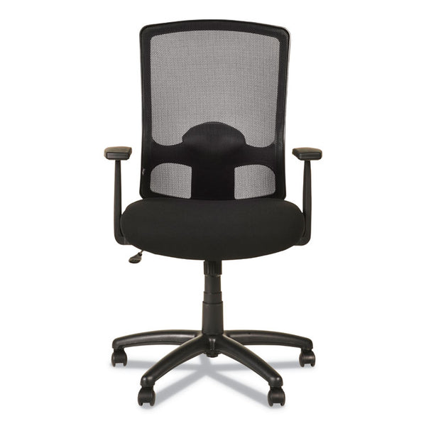 Alera® Alera Etros Series High-Back Swivel/Tilt Chair, Supports Up to 275 lb, 18.11" to 22.04" Seat Height, Black (ALEET4117B)