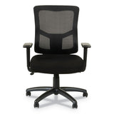 Alera® Alera Elusion II Series Mesh Mid-Back Swivel/Tilt Chair, Adjustable Arms, Supports 275lb, 17.51" to 21.06" Seat Height, Black (ALEELT4214F)