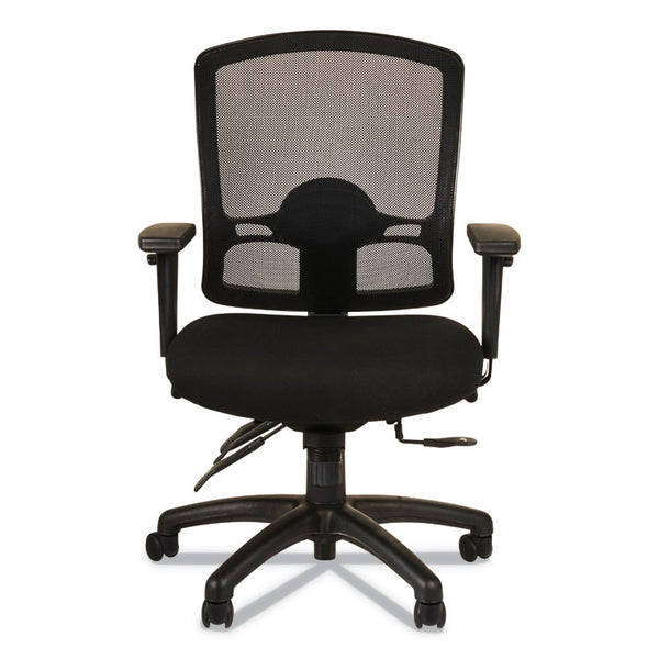 Alera® Alera Etros Series Mid-Back Multifunction with Seat Slide Chair, Supports Up to 275 lb, 17.83" to 21.45" Seat Height, Black (ALEET4217)