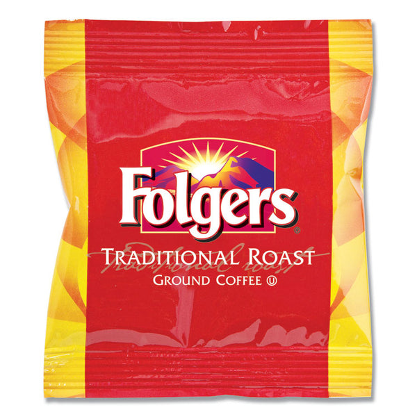 Folgers® Ground Coffee Fraction Packs, Traditional Roast, 2oz, 42/Carton (FOL63006)