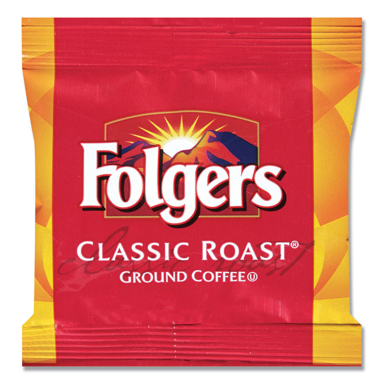 Folgers® Coffee, Classic Roast, 0.9 oz Fractional Packs, 36/Carton (FOL06125) Carton of 36