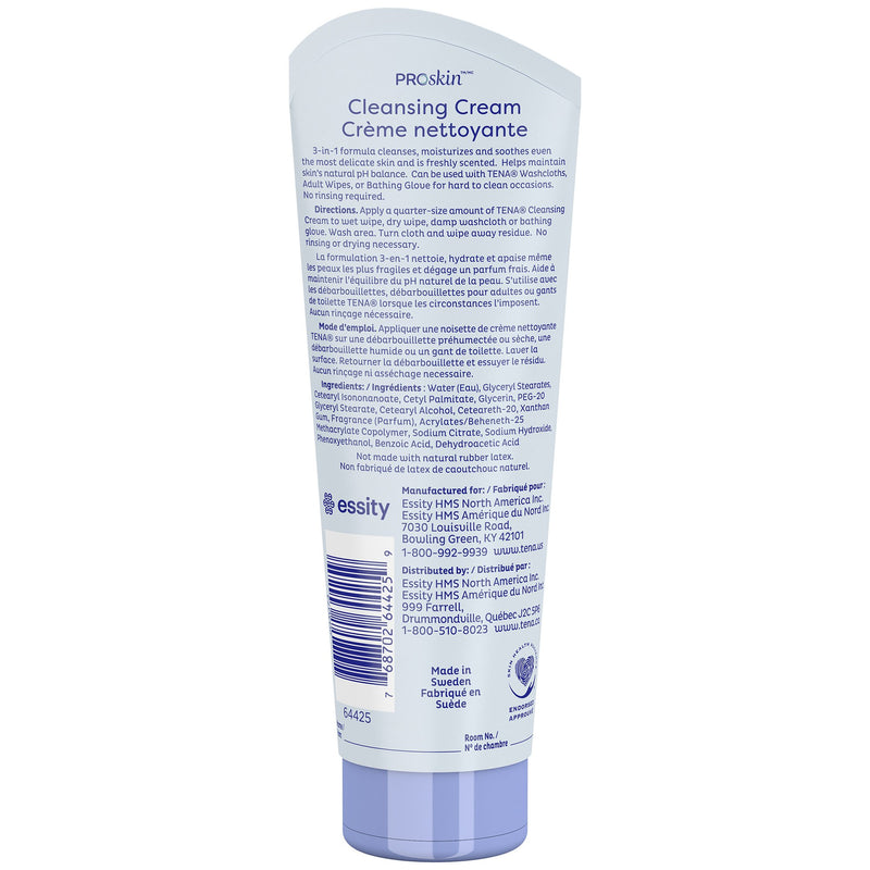 TENA® ProSkin™ Cleansing Cream Rinse-Free Body Wash Cream 8.5 oz. Tube Mild Scent (931626_EA) 1/EA