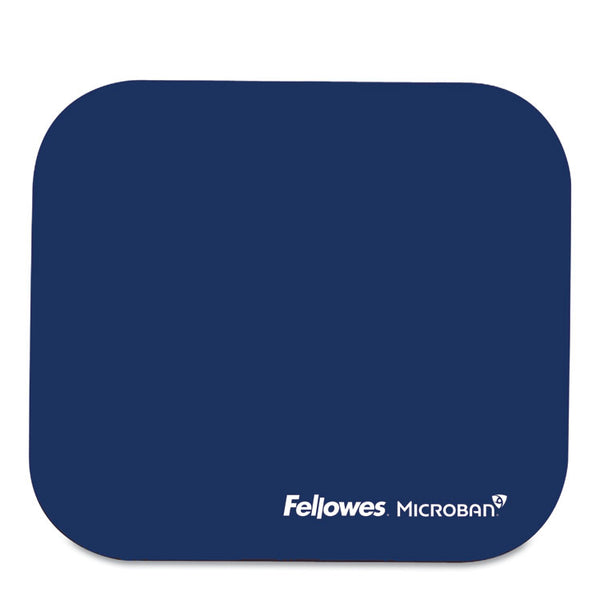 Fellowes® Mouse Pad with Microban Protection, 9 x 8, Navy (FEL5933801)