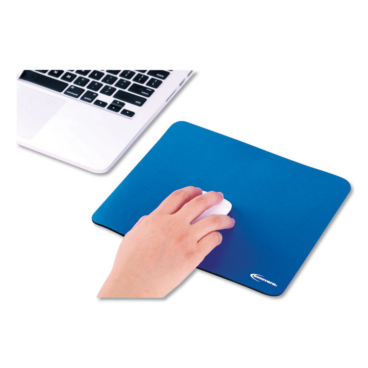 Innovera® Mouse Pad, 9 x 7.5, Blue (IVR52447) Each